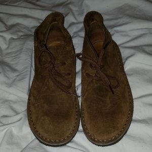 Cowcutters Big Boys Genuine Suede Brown Ankle Boot